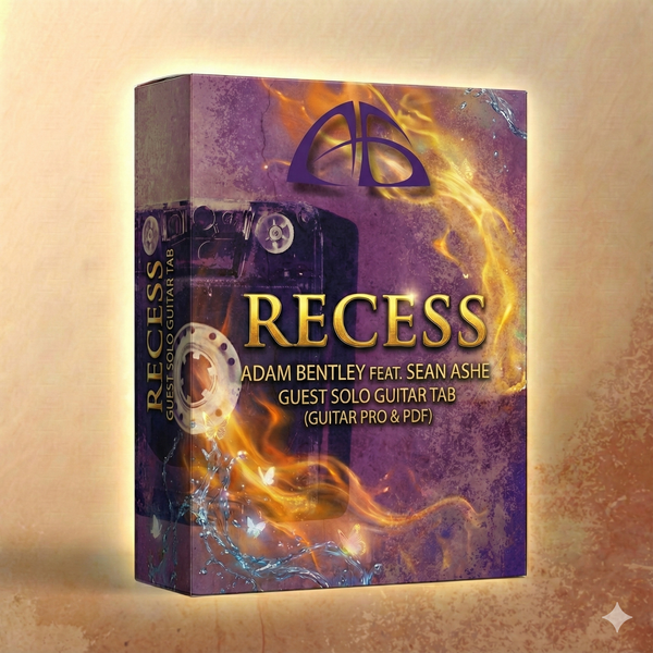 'Recess' - Adam Bentley (Sean Ashe Guest Solo) TAB (PDF/Guitar Pro) FREE