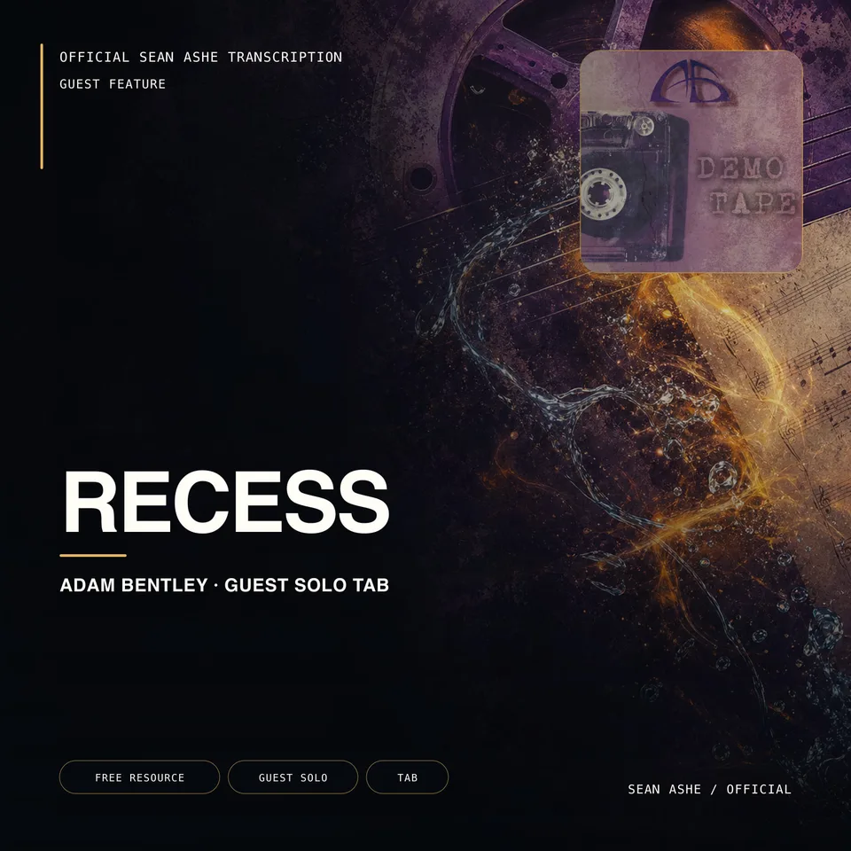 Recess (Adam Bentley): Guest Solo Tab artwork